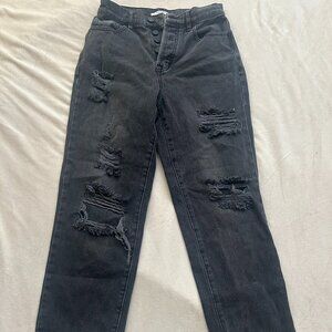 PacSun black ripped jeans